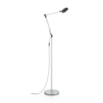 FUTURA modern LED állólámpa alumínium/fekete, 600 lm