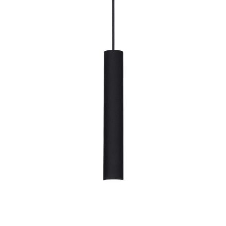 LED függőlámpa TUBE, 25 cm, matt fekete