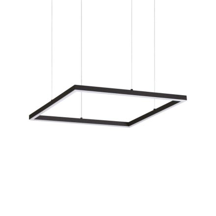 LED függőlámpa ORACLE SLIM, szőgletes, fekete, 70x70 cm