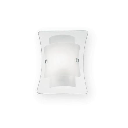 TRIPLO  Modern fali lámpa, opálos fehér, átlátszó, egyes