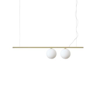 Függő lámpa, PERLINE, matt réz, 100 cm