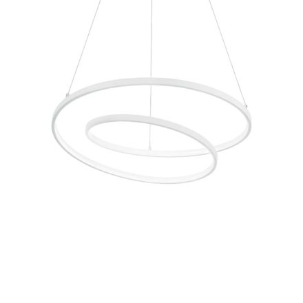 ÓZ modern LED csillár, 60 cm, matt fehér, DALI