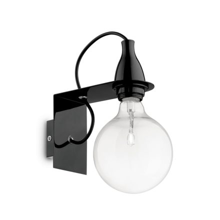 MINIMAL  Modern fali lámpa, fekete