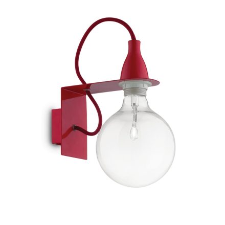 MINIMAL  Modern fali lámpa, piros