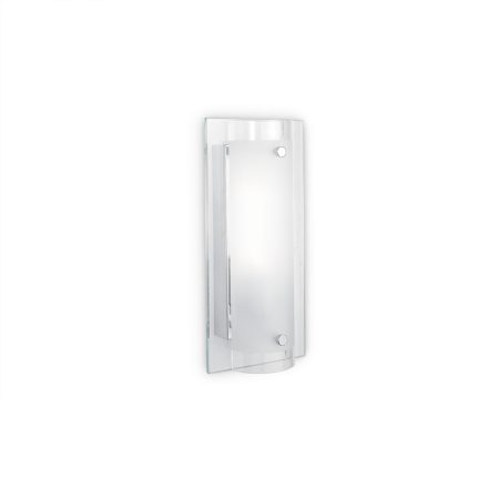 TUDOR  Modern fali lámpa, átlátszó, opálos fehér, egyes