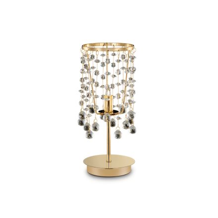 MOONLIGHT asztali lámpa, modern kristály, arany, 1-es