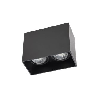 XCARD LED mennyezeti lámpa, fekete, 2x50W