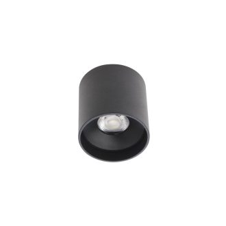 XCORE LED mennyezeti lámpa, kerek, fekete, 6W
