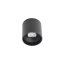 XCORE LED mennyezeti lámpa, kerek, fekete, 6W
