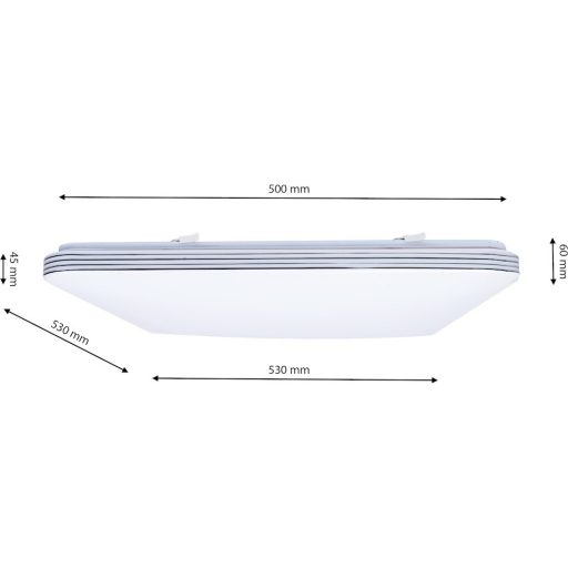 PALERMO  LED mennyezeti lámpa, fehér, 75W