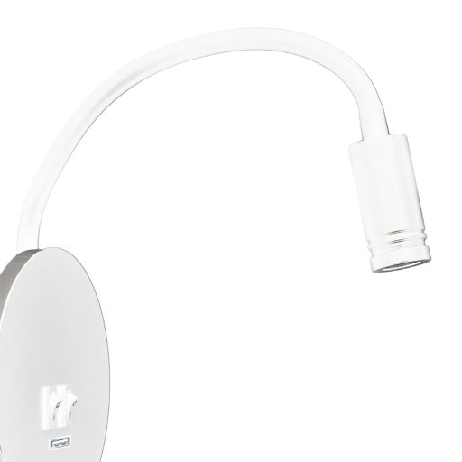 BASE LED fali lámpa, fehér, W
