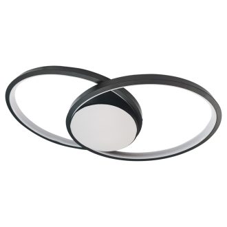 FOCUS LED mennyezeti lámpa, fekete, 40W