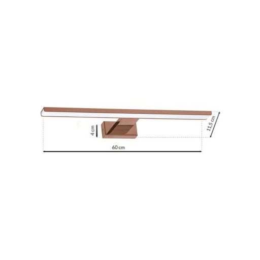 SHINE LED fali lámpa, réz, 13,8W