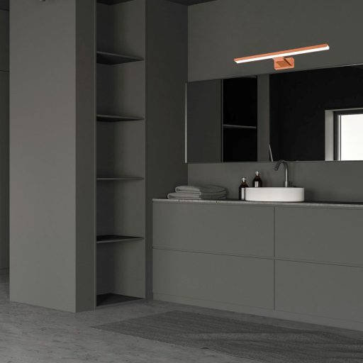SHINE LED fali lámpa, réz, 13,8W