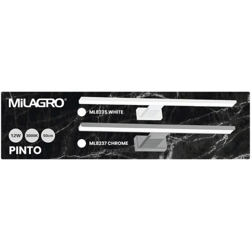 PINTO LED fali lámpa, ezüst, 11W