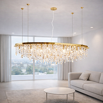 Kristálycsillár a modern enteriőrben – mikor elegáns, és mikor túl sok?