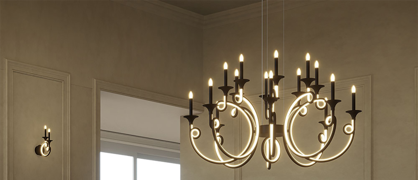 A glamour lámpák térformáló hatása